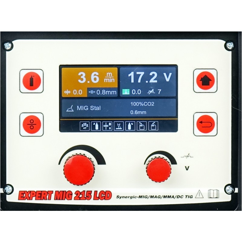IDEAL EXPERT MIG 215 LCD MIG/MMA/TIG SYNERGIC - obrazek 4