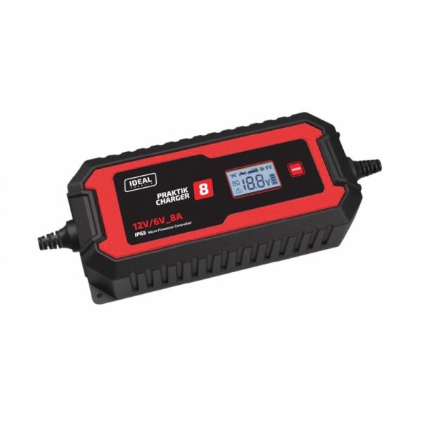 IDEAL PRAKTIK CHARGER 8 LCD 6.12V