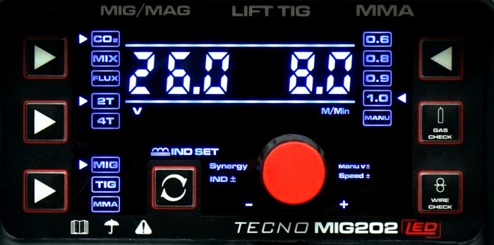 IDEAL.TECNOMIG.202.LED.MIG.TIG.MMA.Synergic.VRD.Alu.4